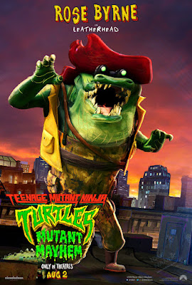 Teenage Mutant Ninja Turtles Mutant Mayhem Animated Movie Character Poster Leatherhead