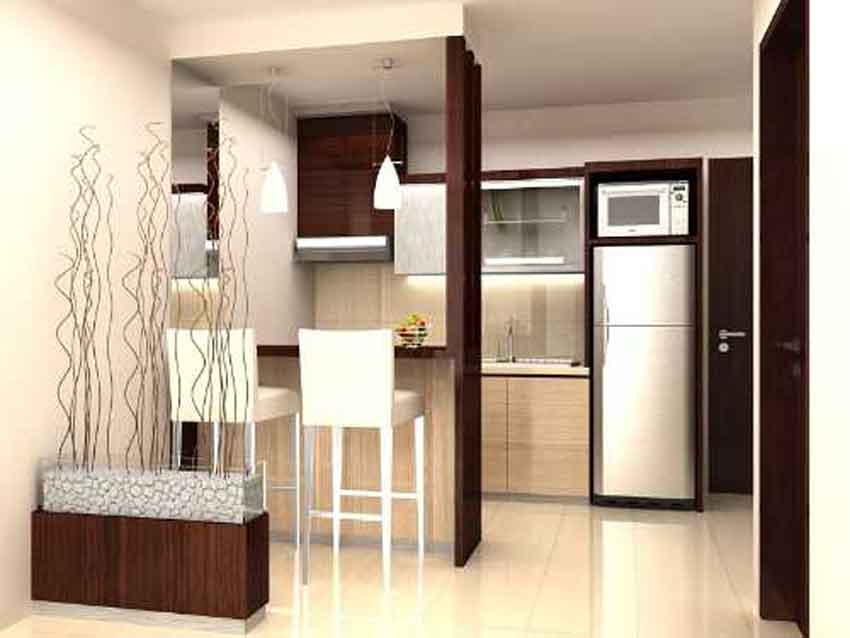 Contoh Gambar Desain  Interior Dapur Minimalis  Gambar 