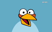 Wallpaper de el pájaro azul de Angry birds