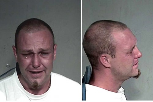 Crying And Saddest People in Mug Shots