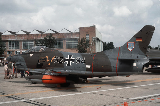 32+94 Fiat G-91R Luftwaffe Mildenhall 1978