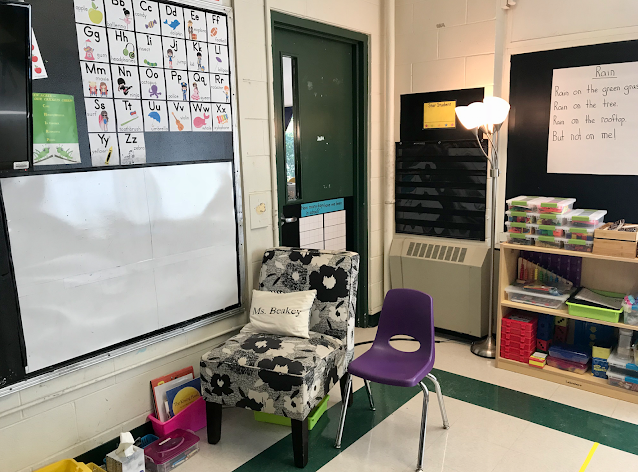 our classroom meeting area