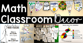 Math classroom decoration ideas