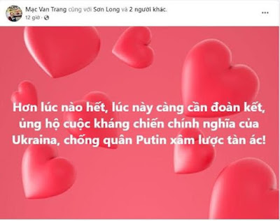  ÔNG MẠC VĂN TRANG MONG MUỐN GÌ TỪ CUỘC XUNG ĐỘT GIỮA NGA VÀ UKRAINE