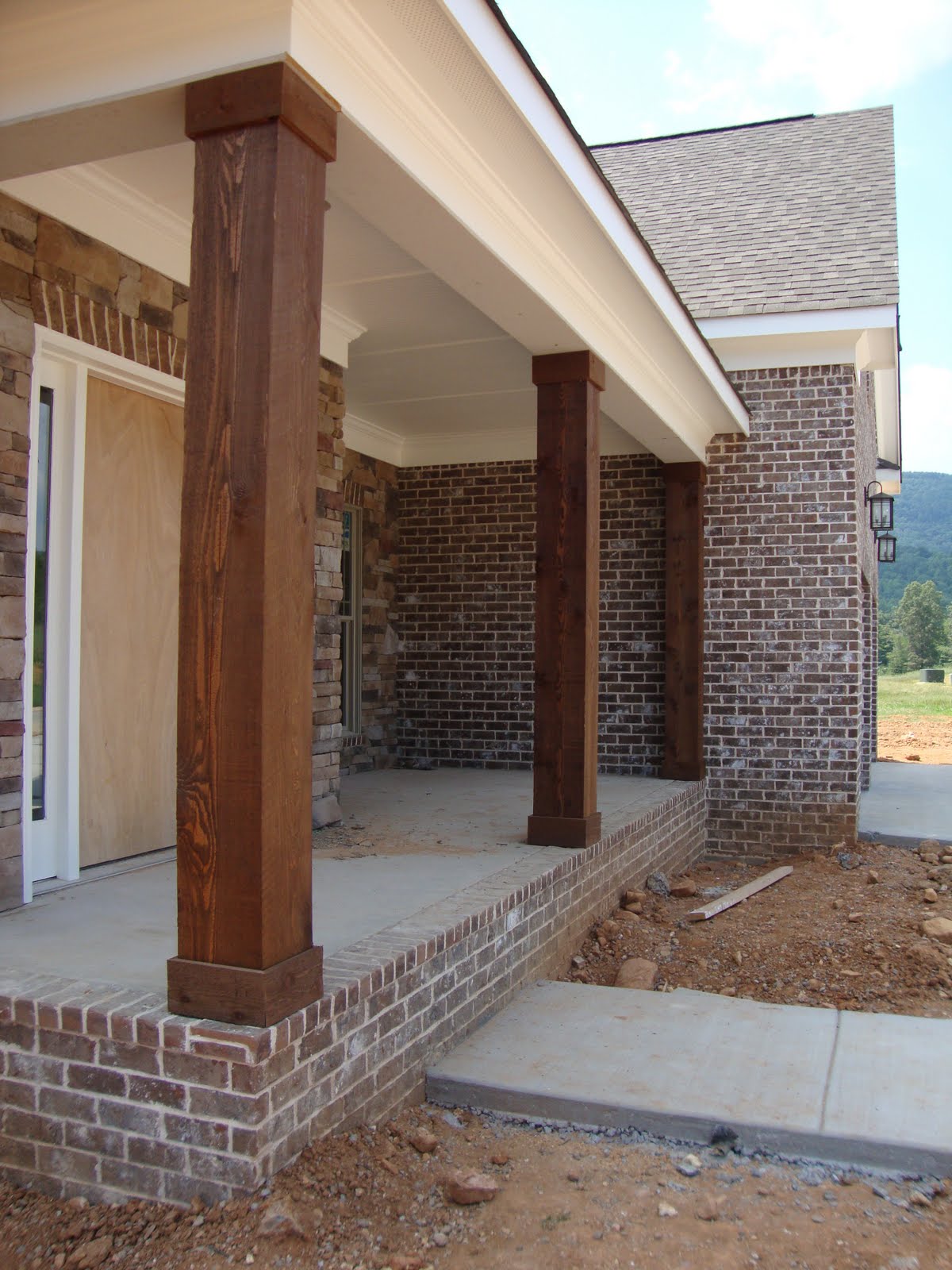 Cedar Columns Front Porch Posts