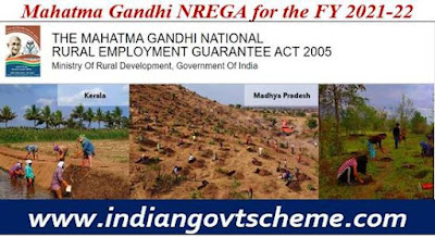 Mahatma Gandhi NREGA for the FY 2021-22