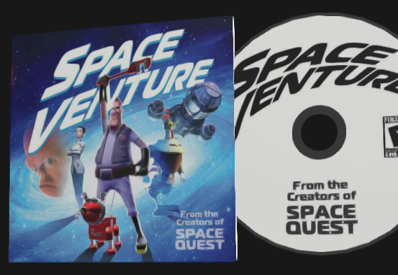 Photo of DVD case backer item for SpaceVenture