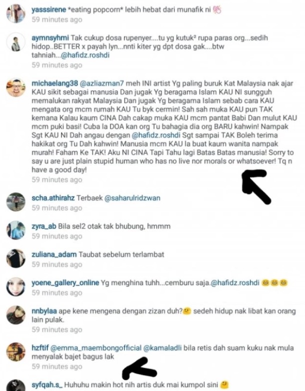 Rakan Artis 'Back Up' Isteri Hafidz Roshdi Yang Dihina Kerana Tak Cantik