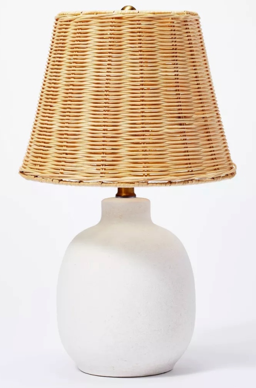 Wicker Lamps and Lighting for Coastal Living