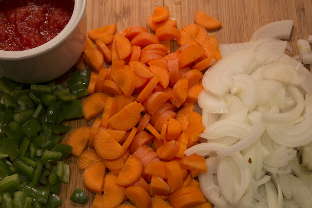 verduras picadas