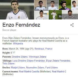  Siapa yang tidak mengenal Zinedine Zidane Enzo Zidane
