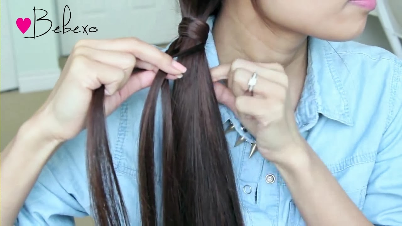 Cara Menata Rambut Panjang Membuat Kepang Rambut Ekor 