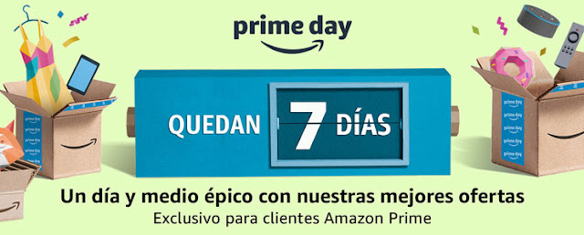 Mejores ofertas Quedan 7 días Amazon Prime Day