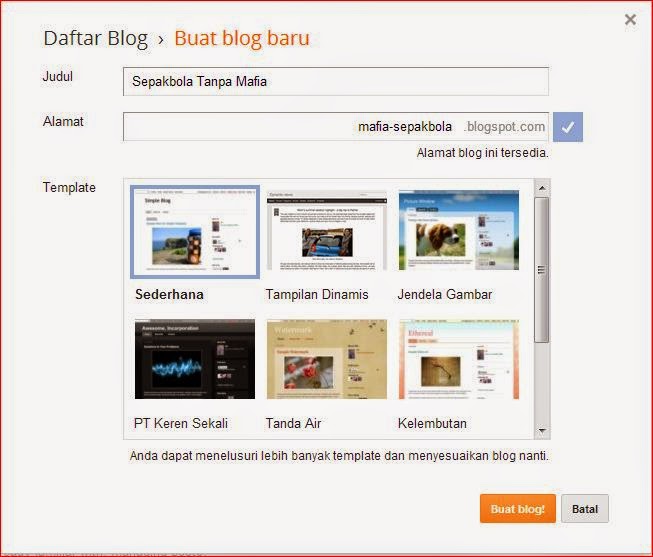  Cara Buat Blog  Mudah dan Terbaru Belajar Segala TRIK