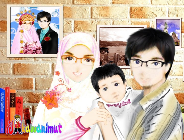 moslem cartoon colections Koleksi gambar gambar keluarga 