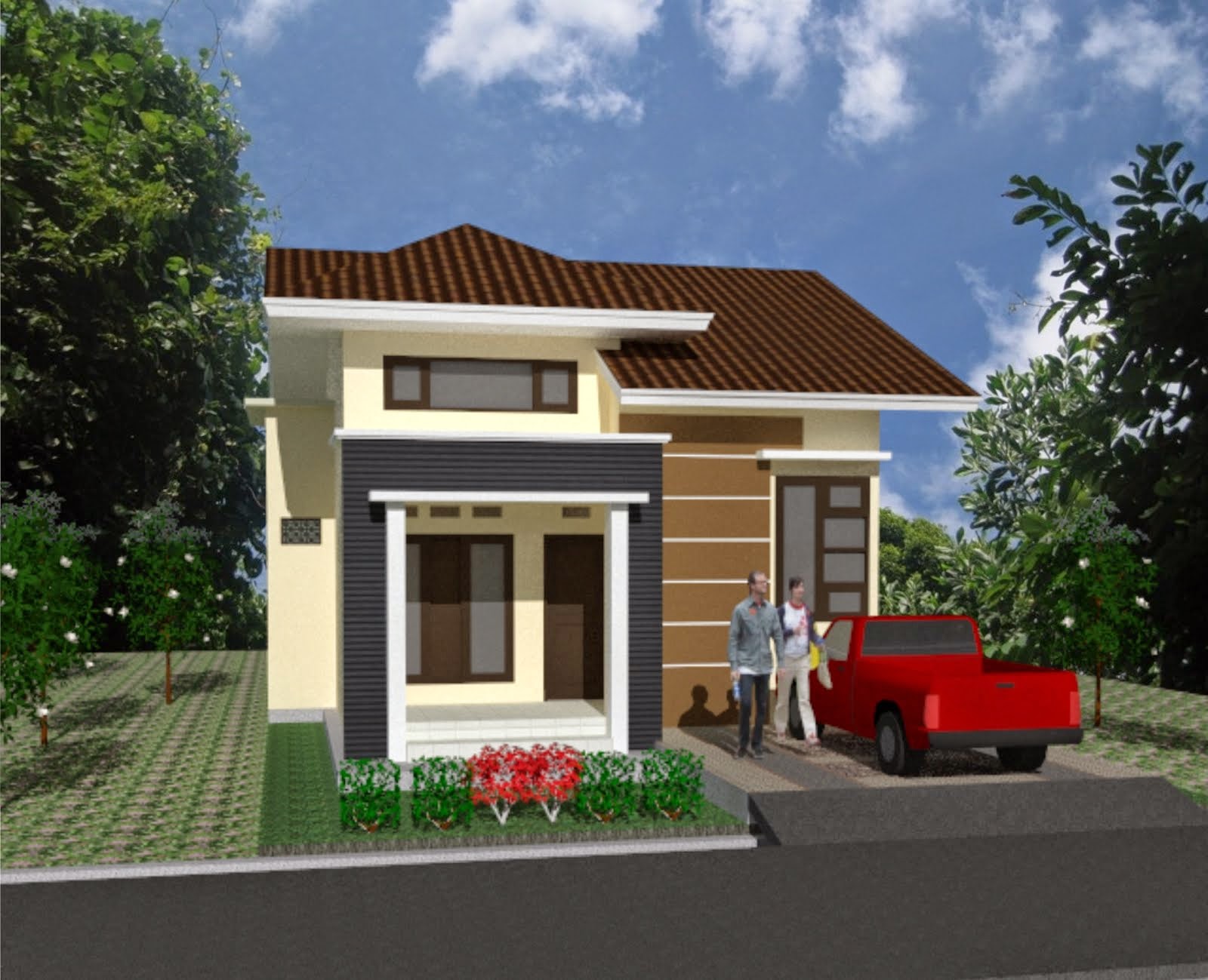 109 Gambar Rumah Minimalis Sederhana Dan Elegan Gambar Desain