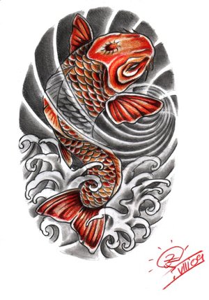 koi fish tattoo photos