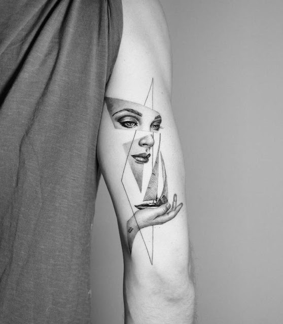38 tatuagens abstratas para homens