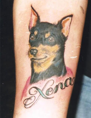 Checkout this picture gallery of some great dog tattoo ideas.
