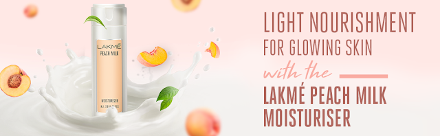 Lakme Peach milk Moisturizing lotion