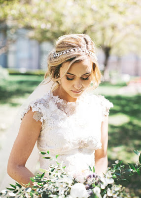 wedding dress with high neck from Utah bridal