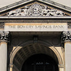 Bowery Bank Vault - Vaulted entry on the Bowery face of the bank.