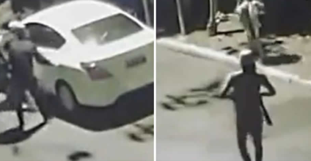 Video: Rateros fueron a robar un coche, adentro estaba una parejita haciendo el delicioso