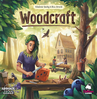 Woodcraft (unboxing) El club del dado Woodcraft-Front