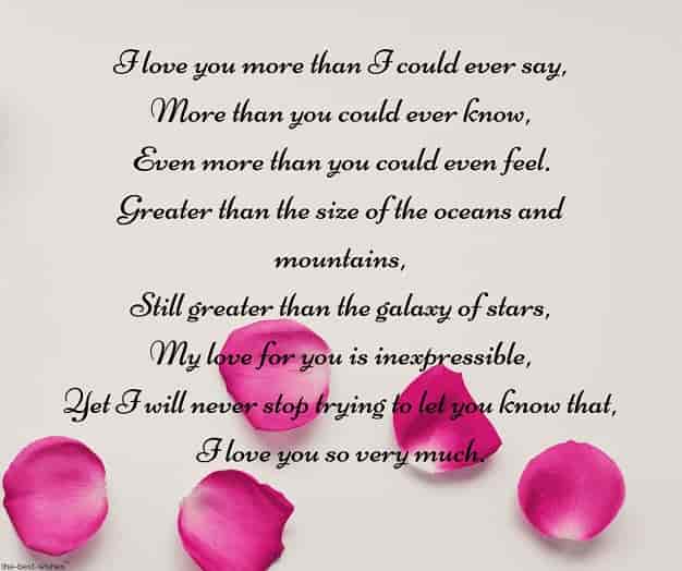 i love you poem for husband
