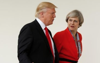 Evoking Reagan And Thatcher, May Hails New UK-U.S. 'Special Relationship'