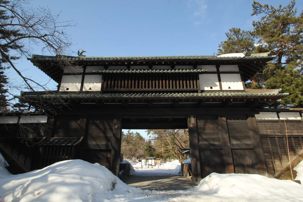 The gate of Hirosaki Castle
