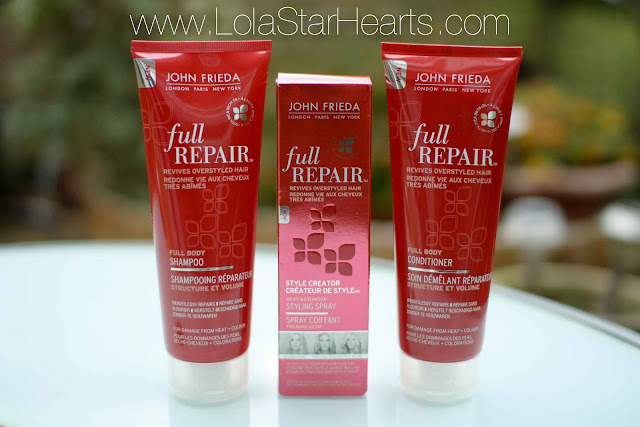 john frieda full body full repair range review photo before after