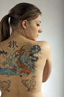 Beautiful Art of Japanese Koi Fish Tattoos With Image Japanese Koi Fish Backpiece Tattoo Designs Picture 3