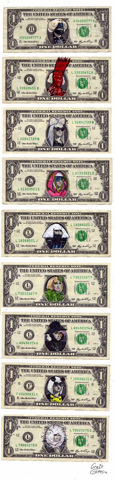 dollar bill artist. dollar bill artist.