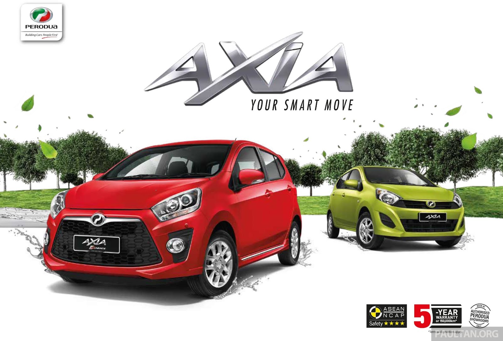 Promosi Perodua Axia standard G + Bodykit original Gear Up 