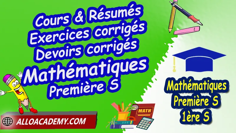 Mathématiques Première S (1S)  Mathématiques Lycée première S (1ère s) Maths Programme France Mathématiques niveau lycée Mathématiques Classe de première S Tout le programme de Mathématiques de première S France maths 1ère s1 pdf mathématiques première s pdf programme 1ère s maths cours maths première s nouveau programme pdf toutes les formules de maths 1ère s pdf maths 1ère s exercices corrigés pdf mathématiques première s exercices corrigés exercices corrigés maths 1ère c pdf Système éducatif en France Le programme de la classe de première S en France Le programme de l'enseignement de Mathématiques Première S (1S) en France Mathématiques première s Fiches de cours Les maths au lycée avec de nombreux cours et exercices corrigés pour les élèves de Première S 1ère S programme enseignement français Première S Le programme de français au Première S cours de maths cours particuliers maths cours de maths en ligne cours maths cours de maths particulier prof de maths particulier apprendre les maths de a à z exo maths cours particulier maths prof de math a domicile cours en ligne première S recherche prof de maths à domicile cours particuliers maths en ligne cours de maths a domicile cours de soutien à distance cours de soutiens des cours de soutien soutien scolaire a domicile