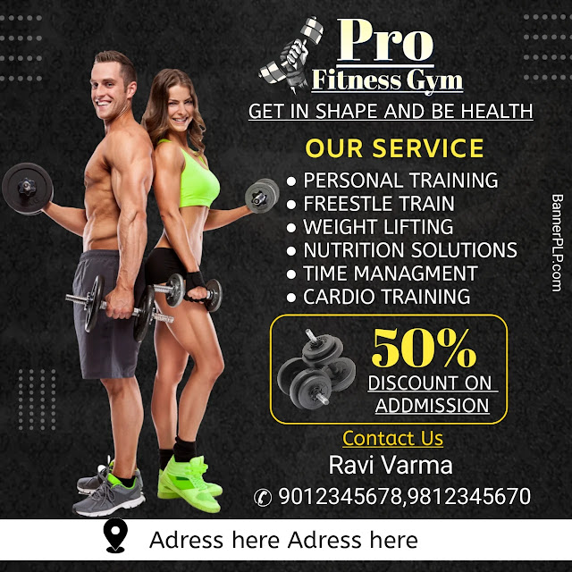 Gym banner card PLP file Editing in mobile