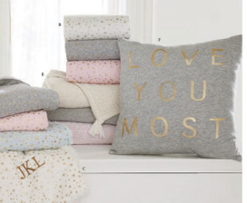 Love You Most pillow Mommy Cusses Pottery Barn Kids 2017