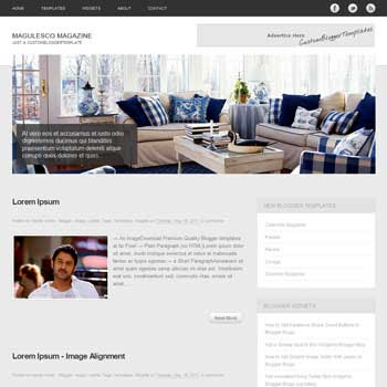 Magulesco Magazine blog template. template image slider blog. magazine blogger template style. wordpress them to blogger template