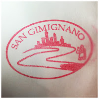 San Gimignano - Manhattan Średniowiecza - Toskania - Włochy - pieczątki