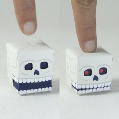 Skull Automata templates automata Paper papercraft free