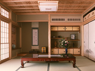 Gambar Interior Rumah Gaya Jepang Model Klasik  ✔ Gambar Interior Rumah Gaya Jepang Model Klasik