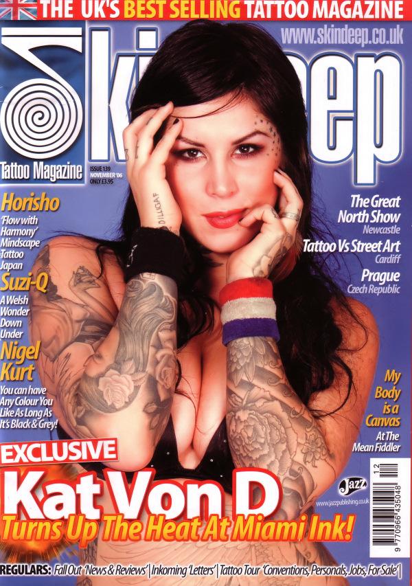 Last time she featured the cover was in her early days in Miami ink 