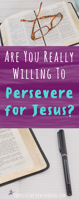 Persevere for Jesus. Don't give up. Run the race. How to persevere. #faith #Christianity #perseverance