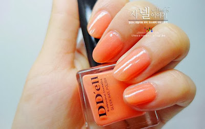 Peach nails