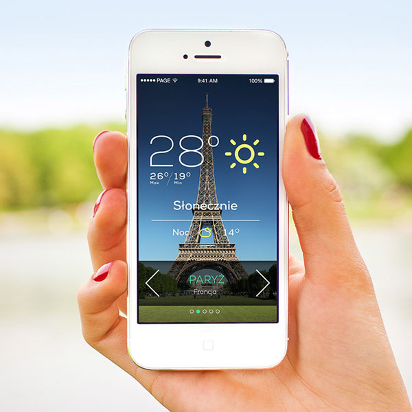  Weather App iOS 7 App