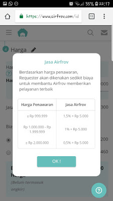 pengalaman menggunakan airfrov indonesia