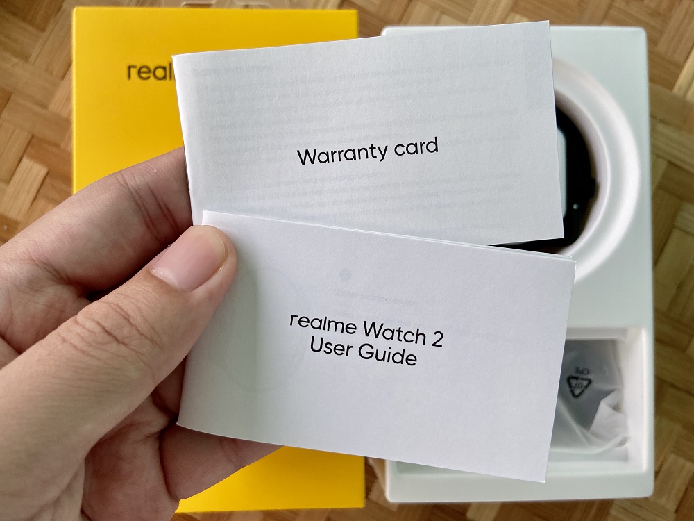 realme Watch 2 User Guide and Warranty Card Safety Guide