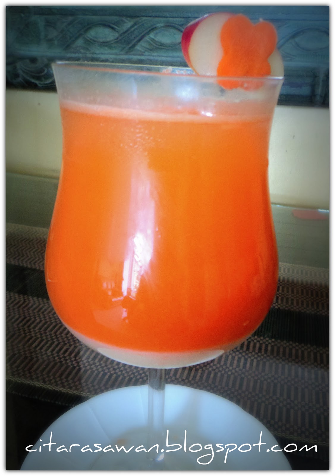 Jus Carrot dan Epal ~ Resepi Terbaik