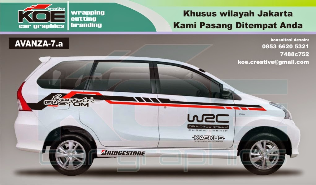  DESAIN  CUTTING STICKER AVANZA  7 